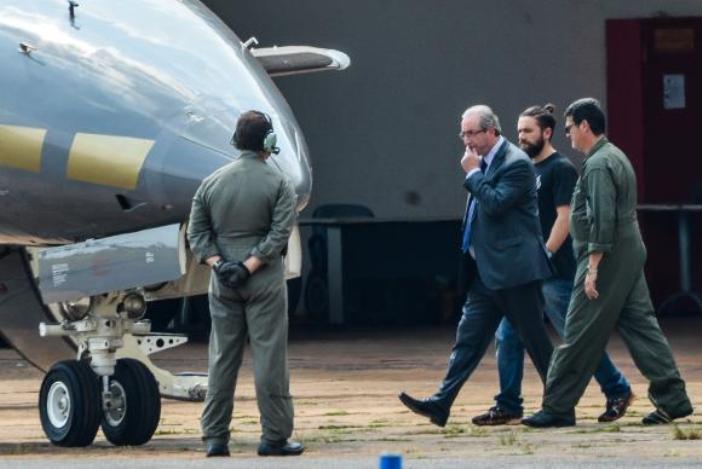O ex-presidente da Câmara, Eduardo Cunha, foi preso na manhã de hoje pela Polícia Federal em BrasíliaWilson Dias / Agência Brasil