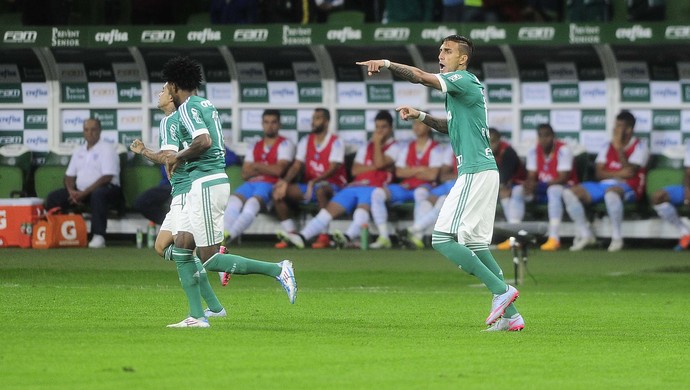 Palmeiras conseguiu aproveitar as oportunidades e fez 3 a 0 no Avaí (Foto: Marcos Ribolli)