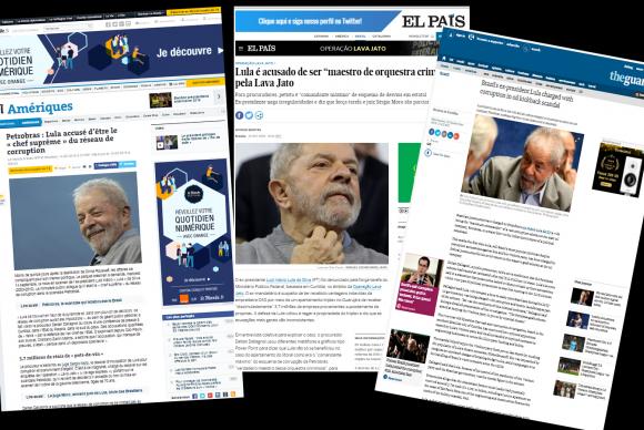 Denúncia contra ex-presidente Lula é destaque na imprensa internacional