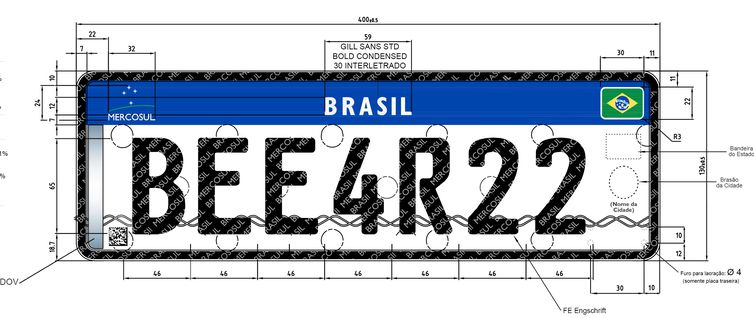 Nova resolução do Contran exige “placa Mercosul” para carros novos e transferência de município