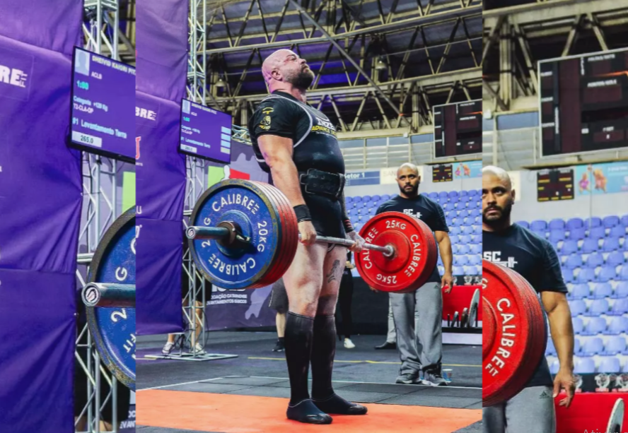 Biguaçuense levanta 285 kg do chão e conquista o hexa da Copa SC de Powerlifting