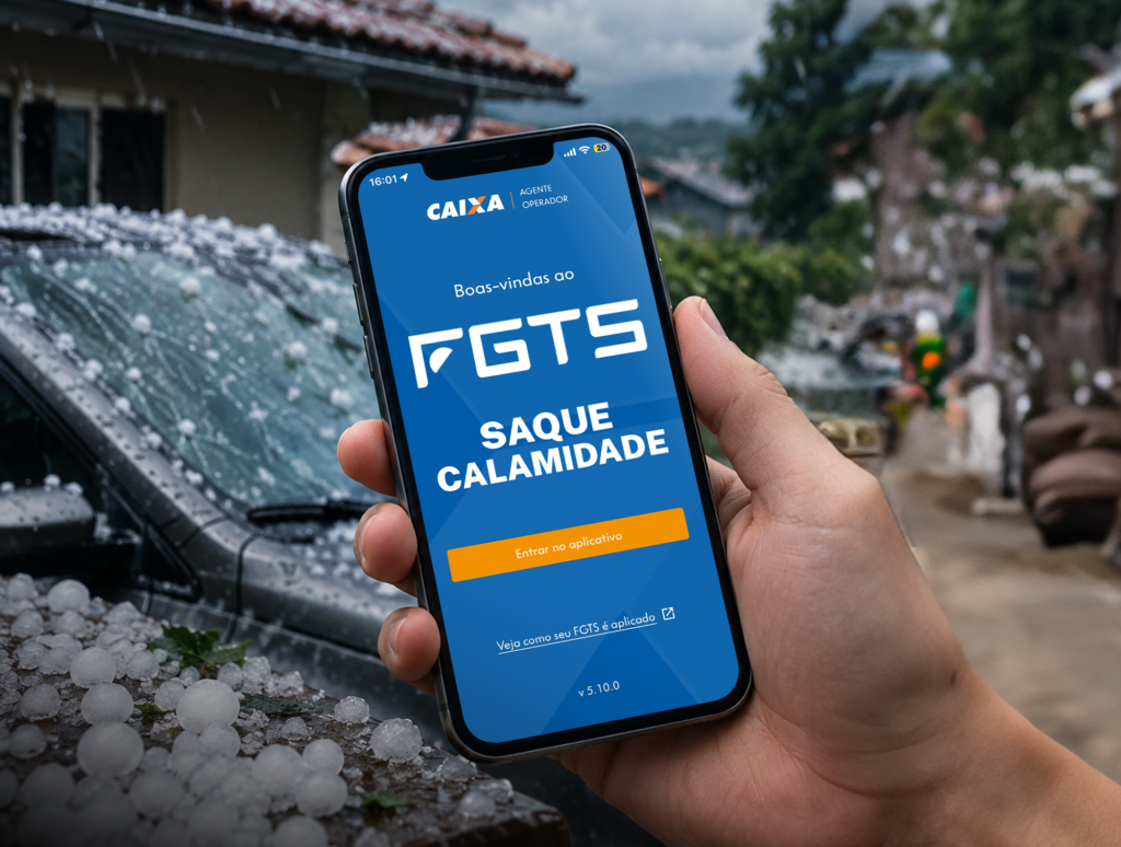 Atingidos pelo granizo em Biguaçu estão autorizados a solicitar saque do FGTS